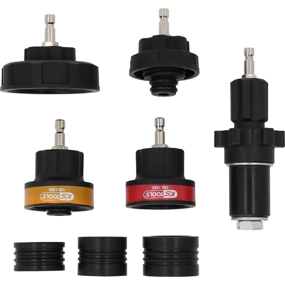 KS TOOLS Kühlsystem-Adapter-Satz, 8-tlg, für asiatische Fahrzeuge