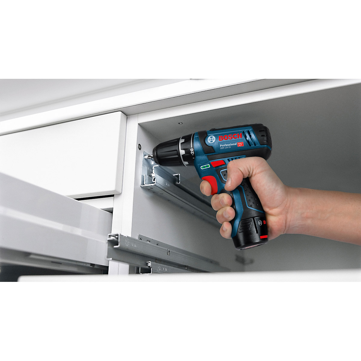 Bosch Akku-Bohrschrauber GSR 12V-15, Solo Version, im Karton