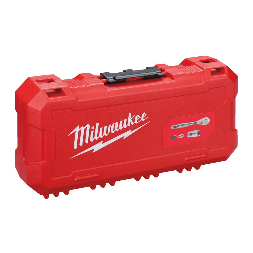 Milwaukee Ratschen-, Standard Steckschlüsseleinsätze- und Handgriff 1/4 metrisch - 38-teiliges Set