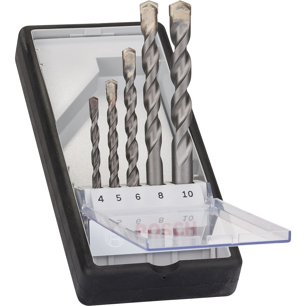 Bosch Betonbohrer-Robust Line-Set CYL-3, Silver Percussion, 5-teilig, 4 - 10 mm