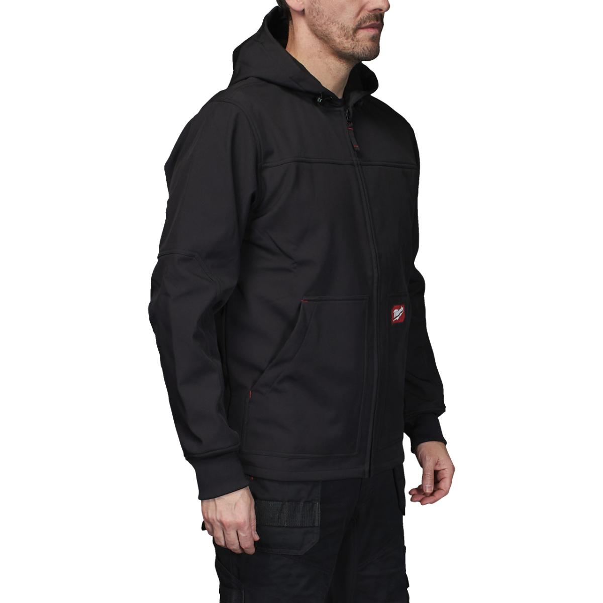 Milwaukee FREEFLEX Softshell Kapuzen-Jacke schwarz