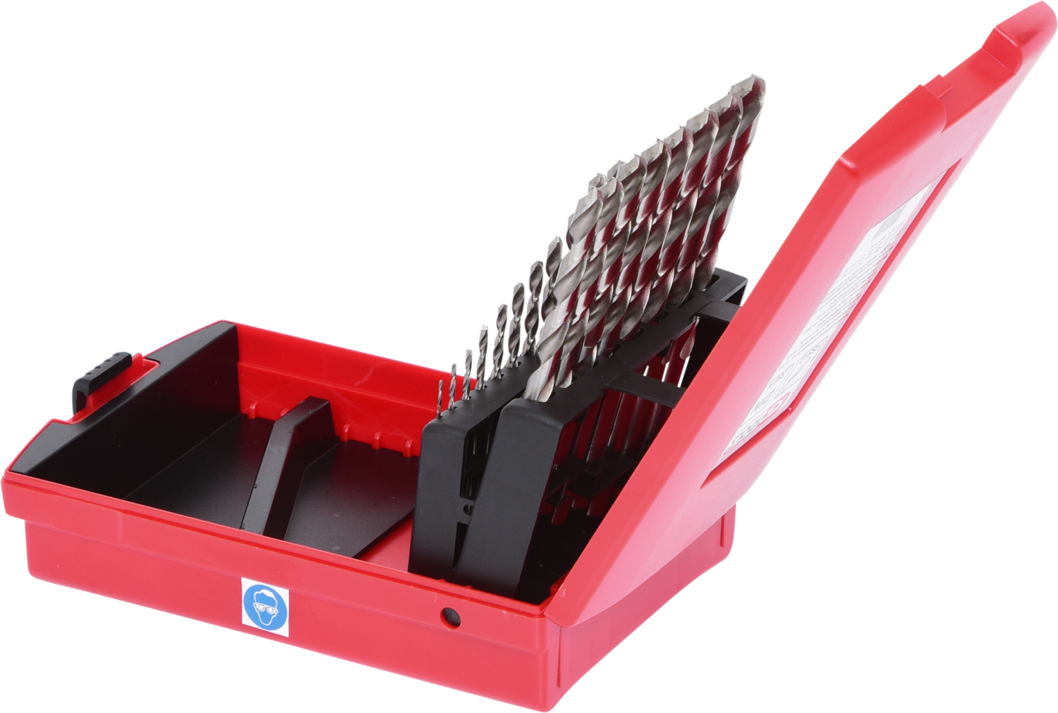 KS Tools HSS-G Spiralbohrer-Satz, Kunststoffkassette, 19-tlg 1-10mm