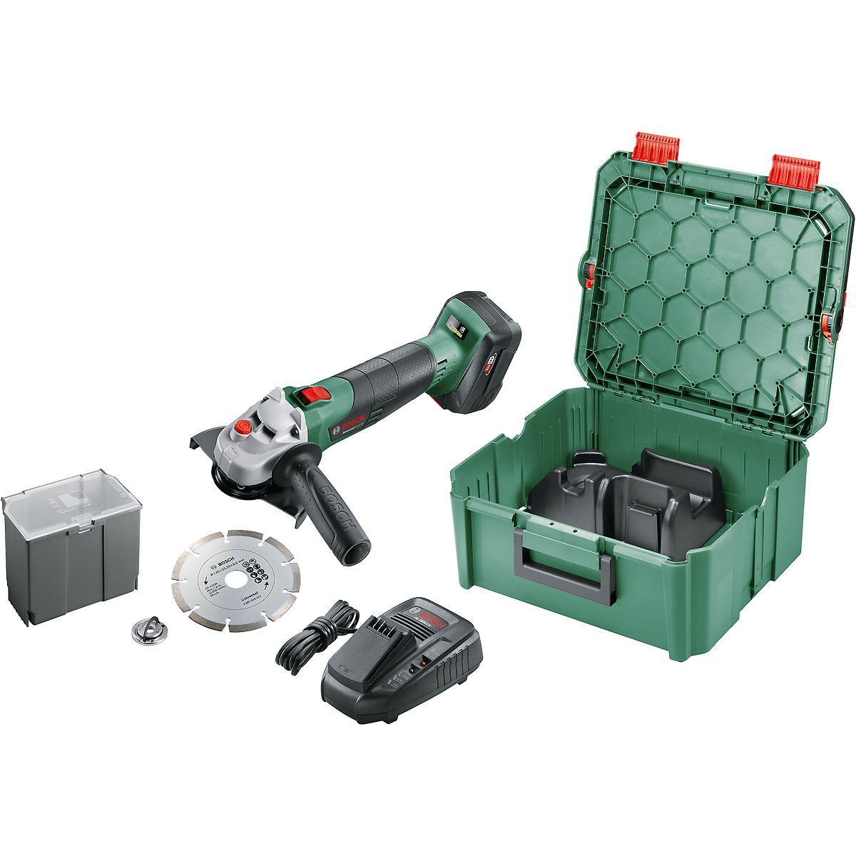 Bosch Akku-Winkelschleifer AdvancedGrind 18 SBX Set