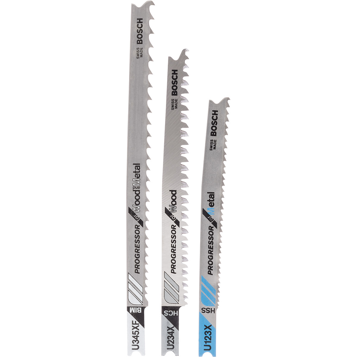 Bosch Stichsägeblatt-Set Progressor for Wood and Metal, 3-teilig, Universalschaft