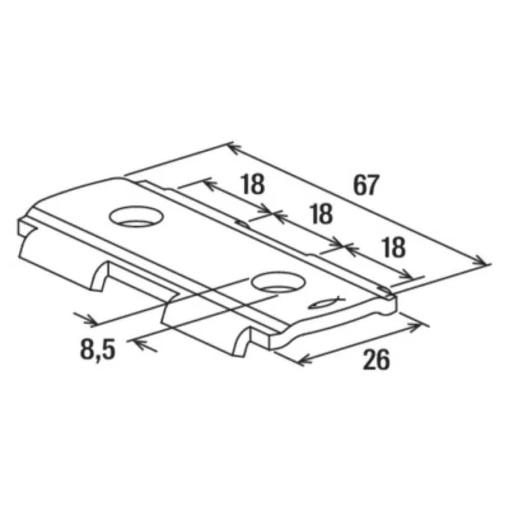 Fischer Schienenverbinder SV 31