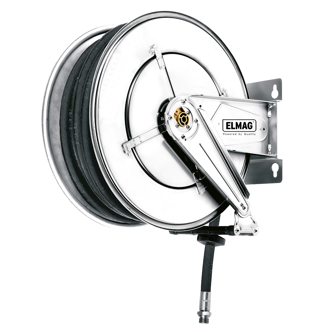 ELMAG INDUSTRIE Schlauchaufroller Edelstahl 534 ohne Schlauch