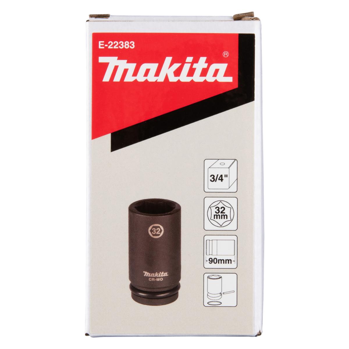 Makita Schlagnuss 3/4 Zoll - inkl. O-Ring und Stift - CR-MO