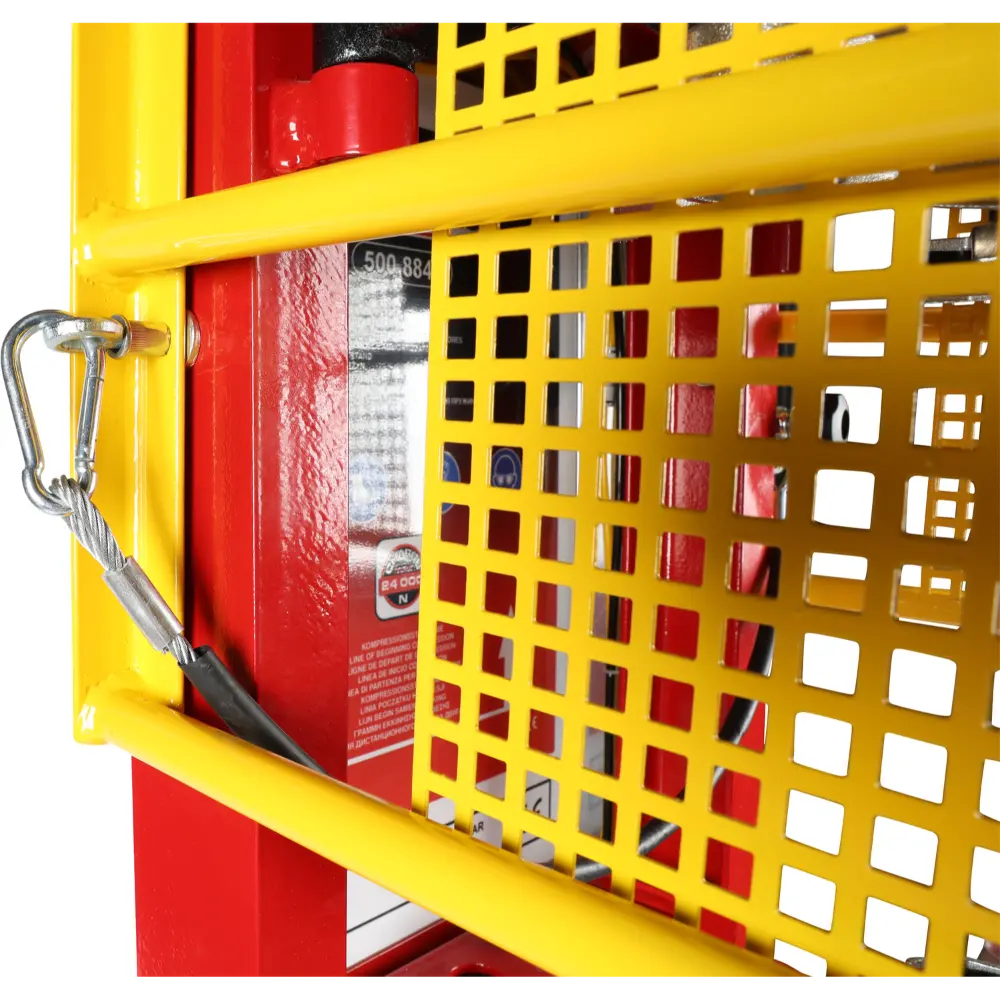 KS TOOLS Druckluft-Stand-Federspanner mit Einzel-Zylinder und Untergestell
