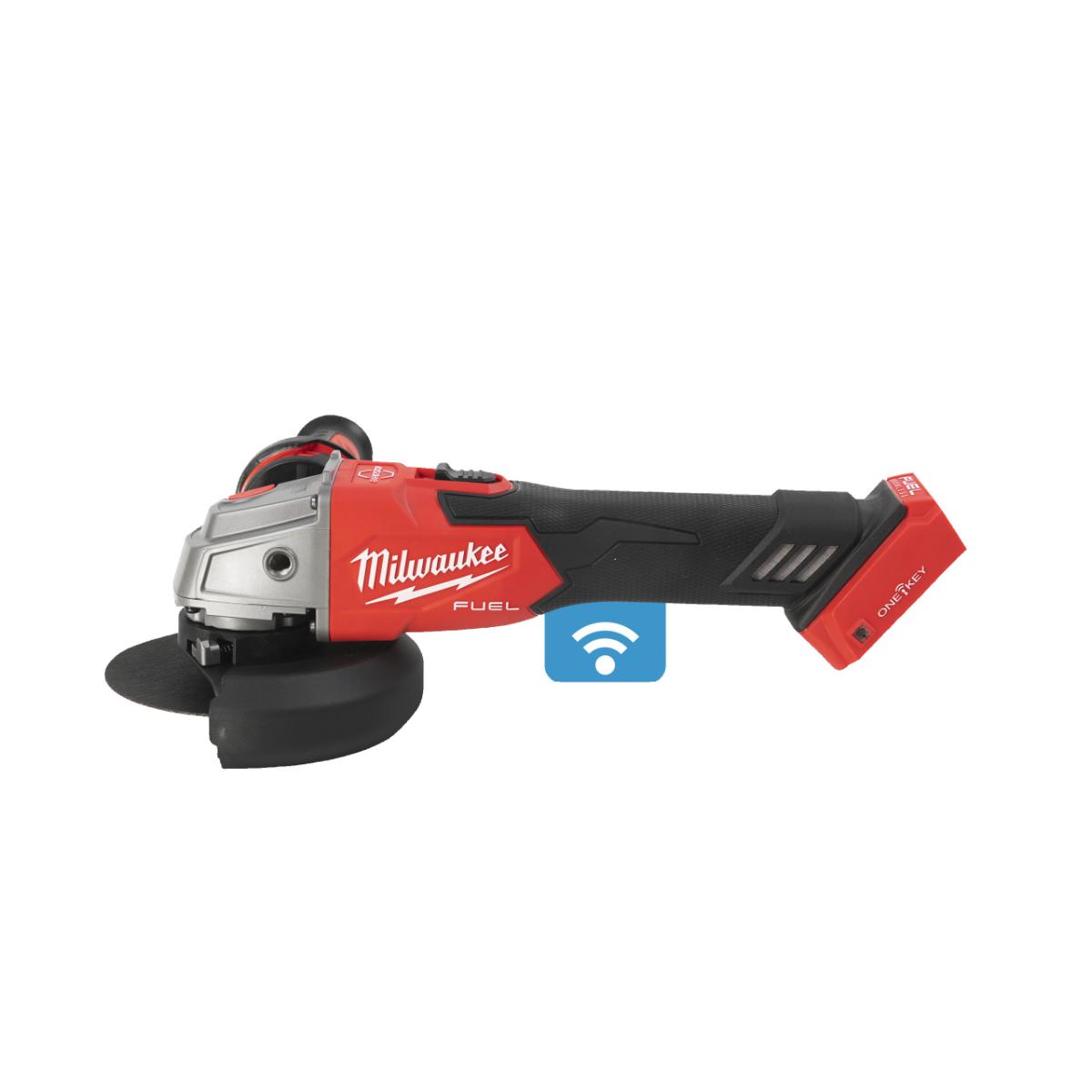 Milwaukee ONEKEY Akku-Winkelschleifer m. Bremse M18 ONEFSAG125XB-0X