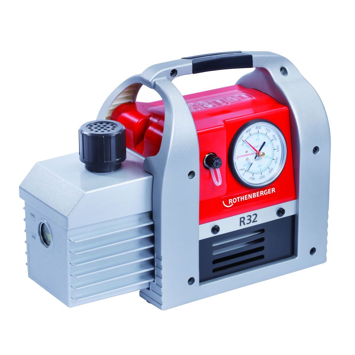 ROTHENBERGER ROAIRVAC R32 6.0, zweistufige Drehschieberpumpe, 230V, 170 l/min