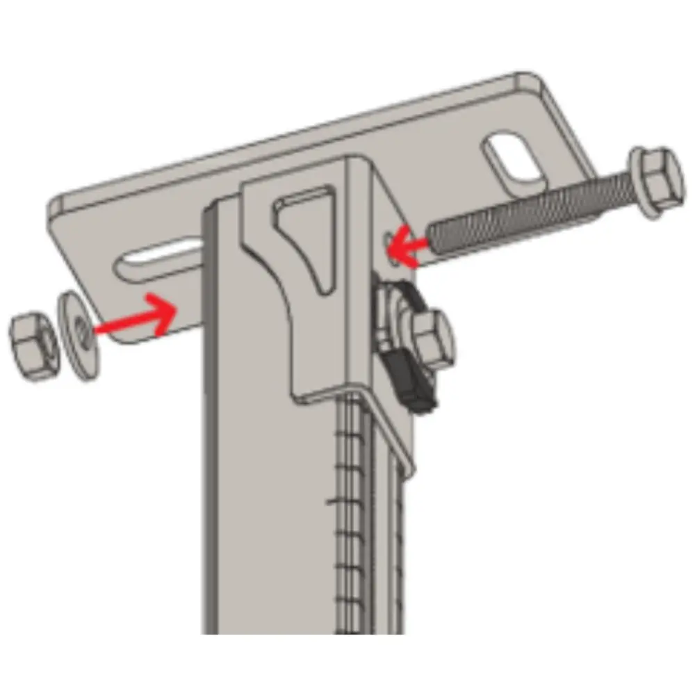 Fischer Sattelflansch SF Clix 31 vormontiert