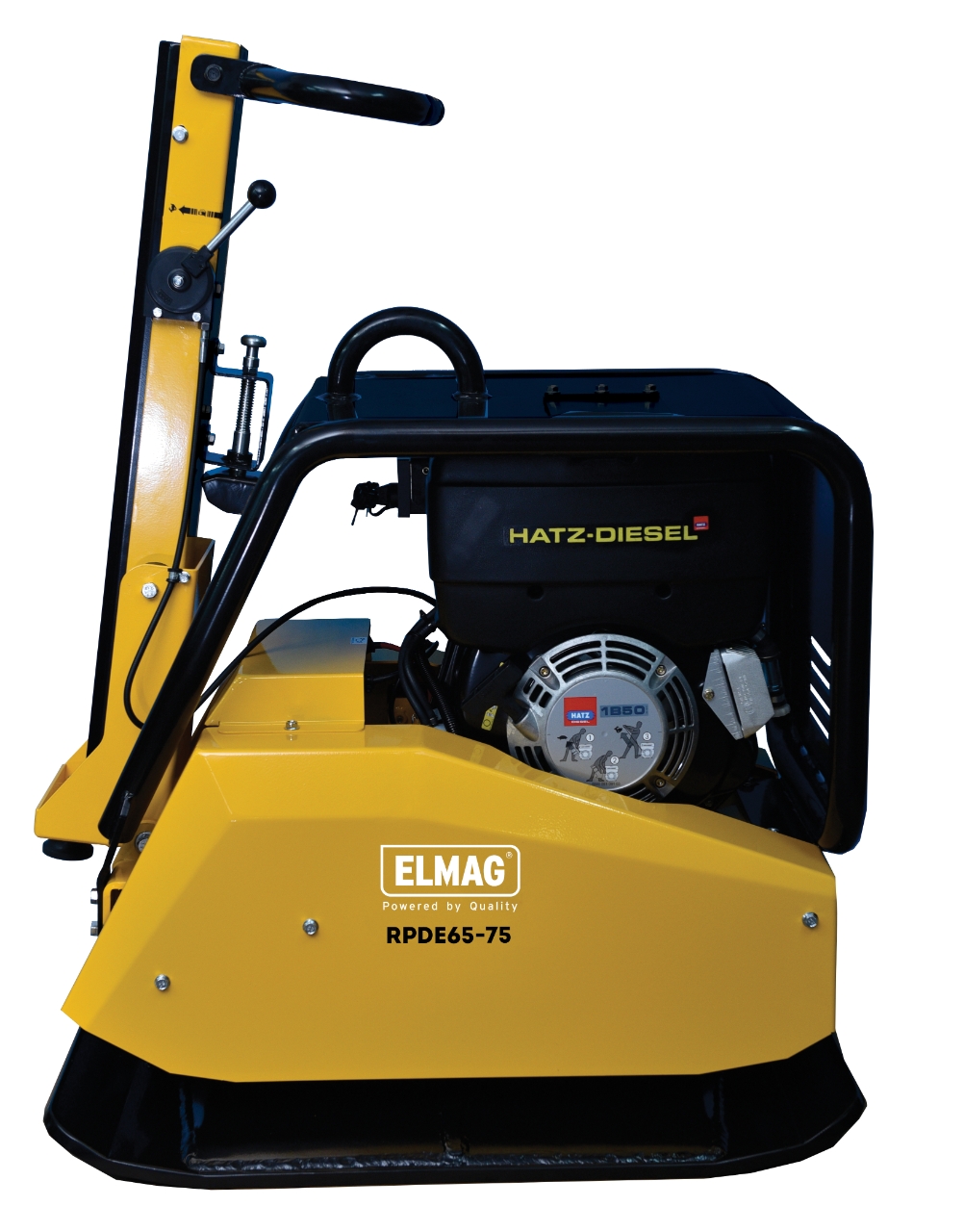 ELMAG Rüttelplatte reversierbar RPDE65-75 mit Hatz-Diesel 1B50