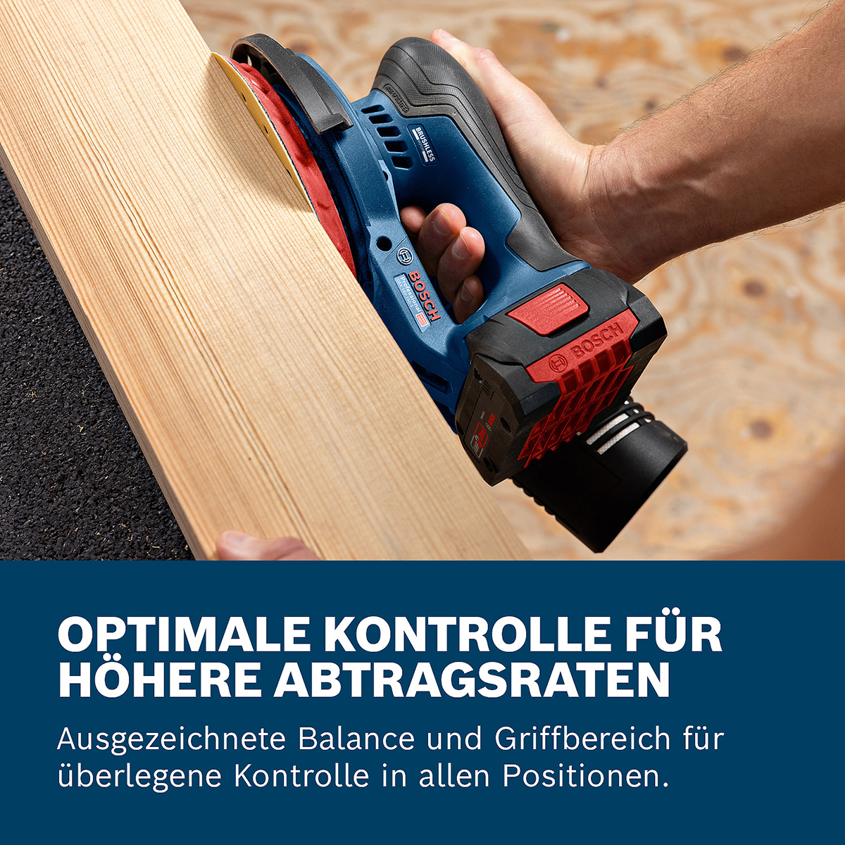 Bosch Akku-Exzenterschleifer GEX 18V-150-3, L-BOXX 162