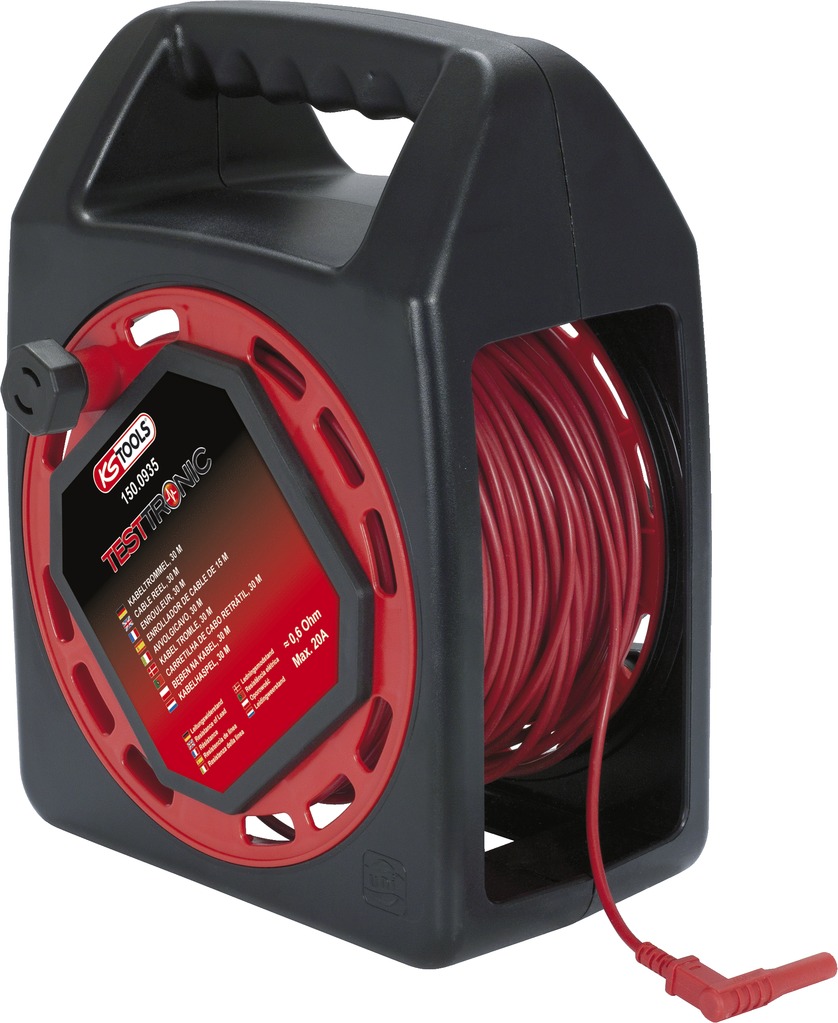 KS Tools Testronic Prüf-Kabeltrommel, 30m