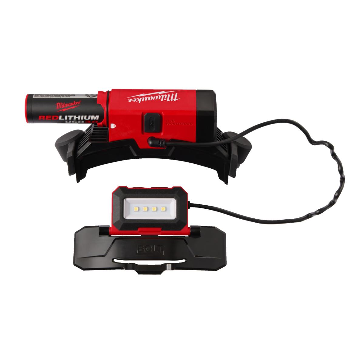 Milwaukee USB-Akku-Stirnlampe L4BOLTHL-301