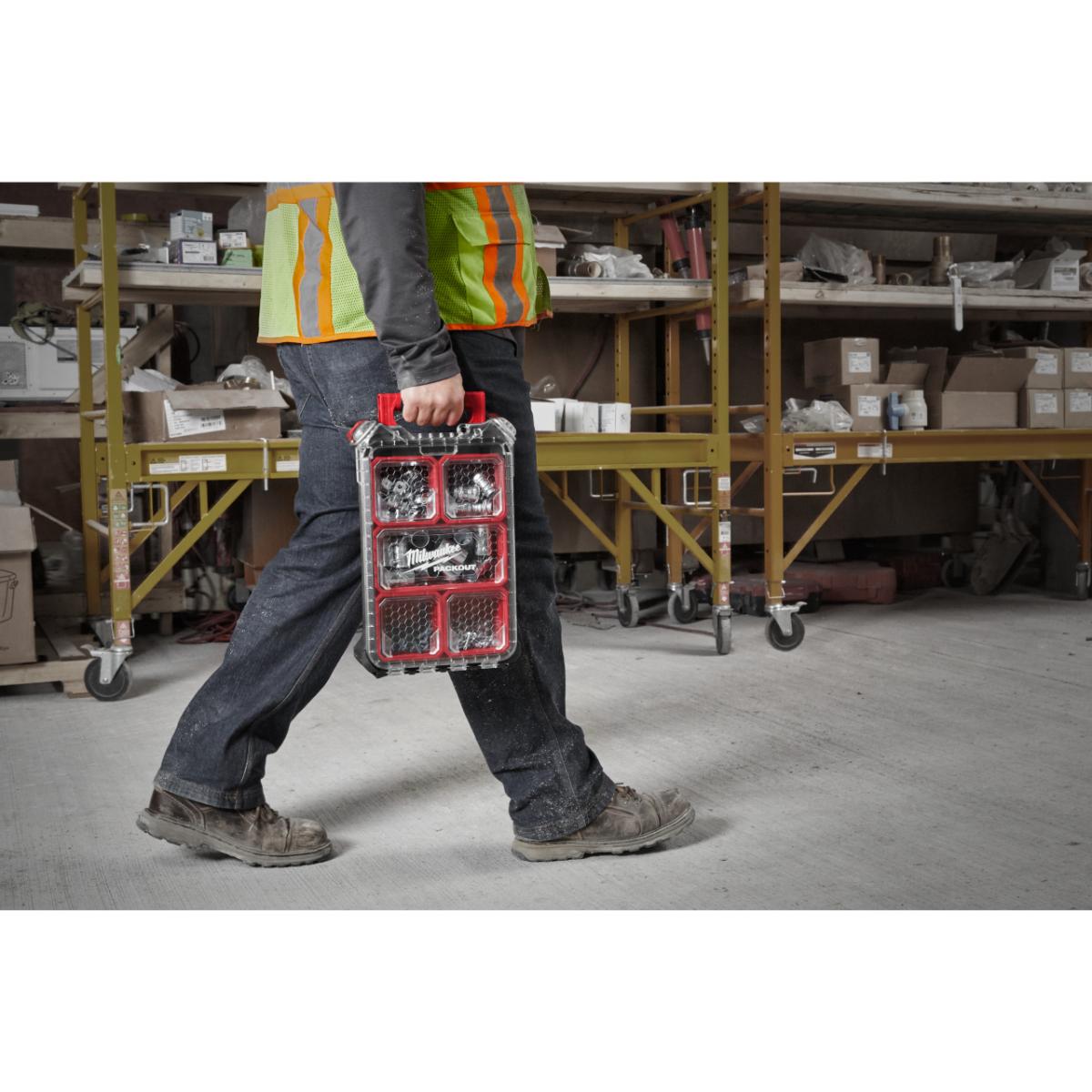 Milwaukee PACKOUT Organiser Compact, inkl. Sortierboxen