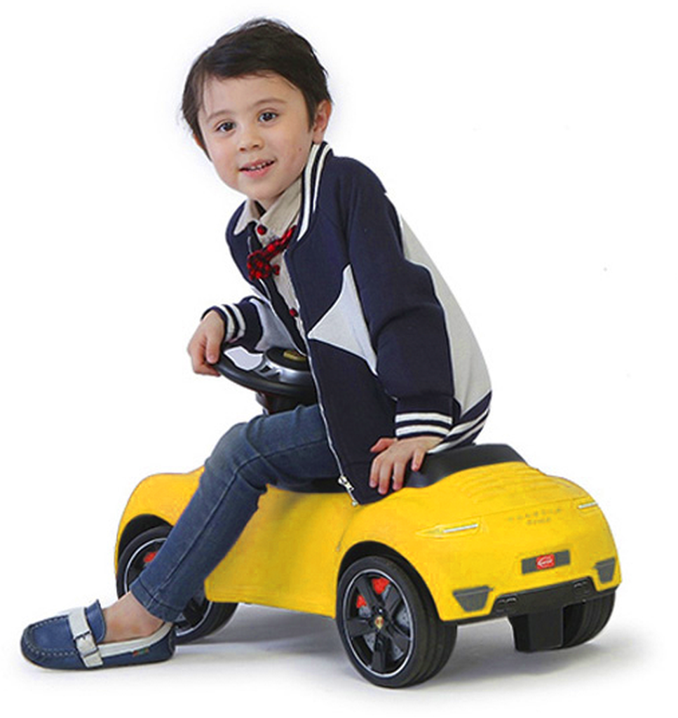 KS Tools Kinderauto Porsche 911, gelb