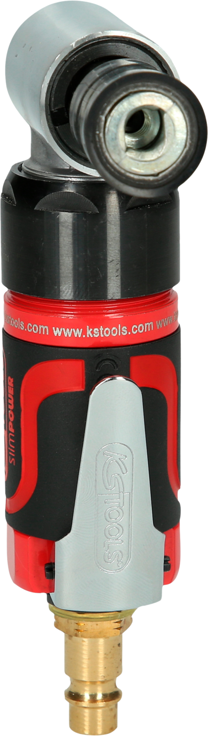 KS Tools SlimPOWER Mini-Druckluft-Schleifmaschine für kleine Pads, 19000 U-min