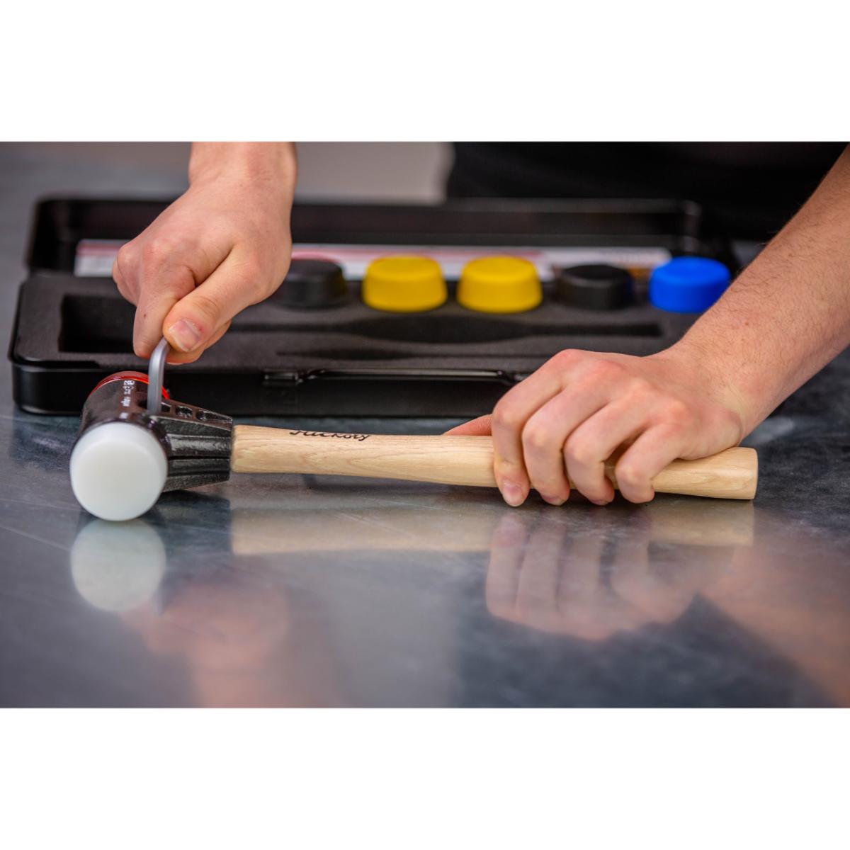 Wiha Schonhammer Set Safety mit gemischten Schlagköpfen 9-teiliges Set mit Box