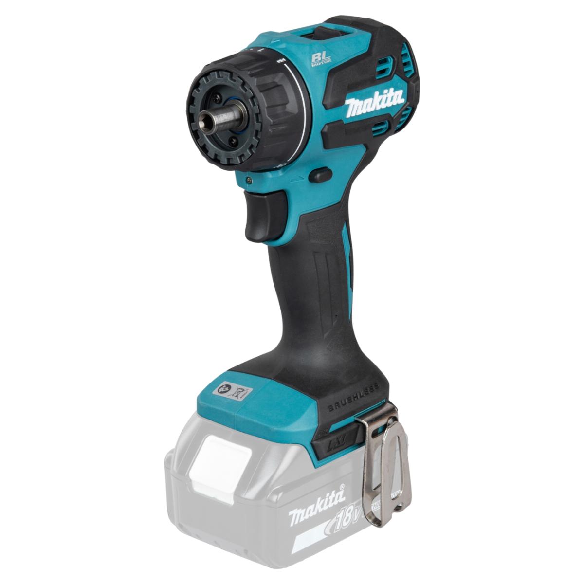 Makita Akku-Bohrschrauber mit Wechselkopfsystem mit 1x Bohrfutter 13 mm LXT 18V - DDF491Z