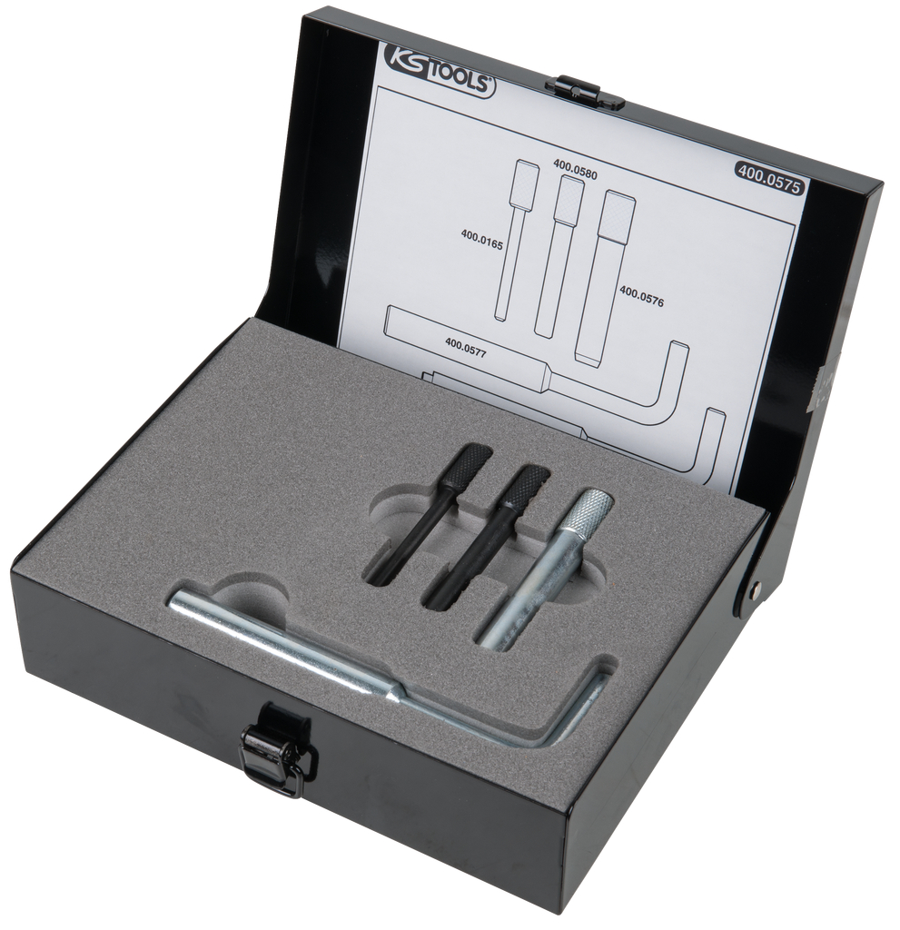 KS Tools Motoreinstell-Werkzeug-Satz für Ford, 5-tlg Duratorq-Motoren