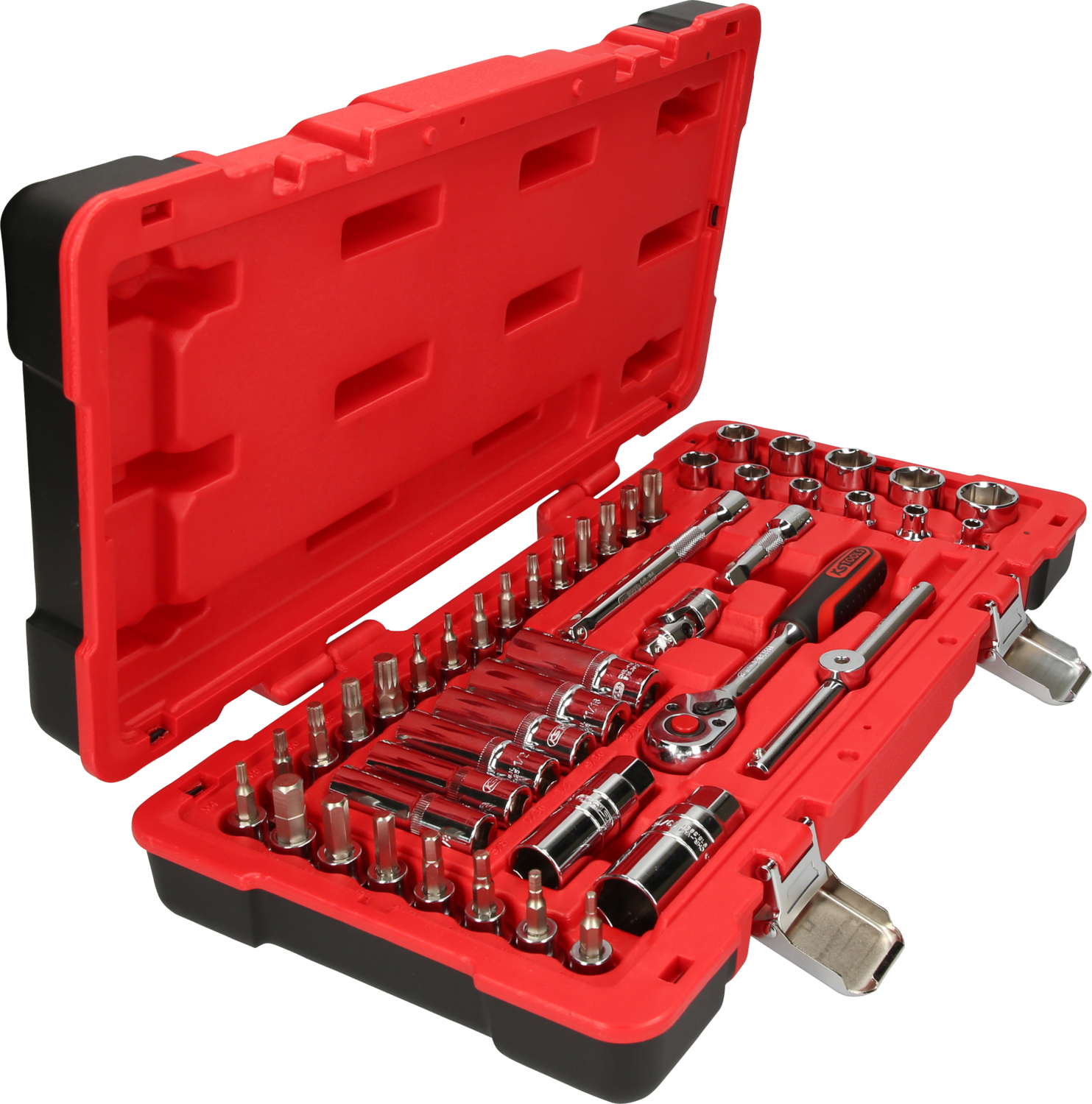 KS Tools 3/8" CHROMEplus Steckschlüssel-Satz, 46-tlg