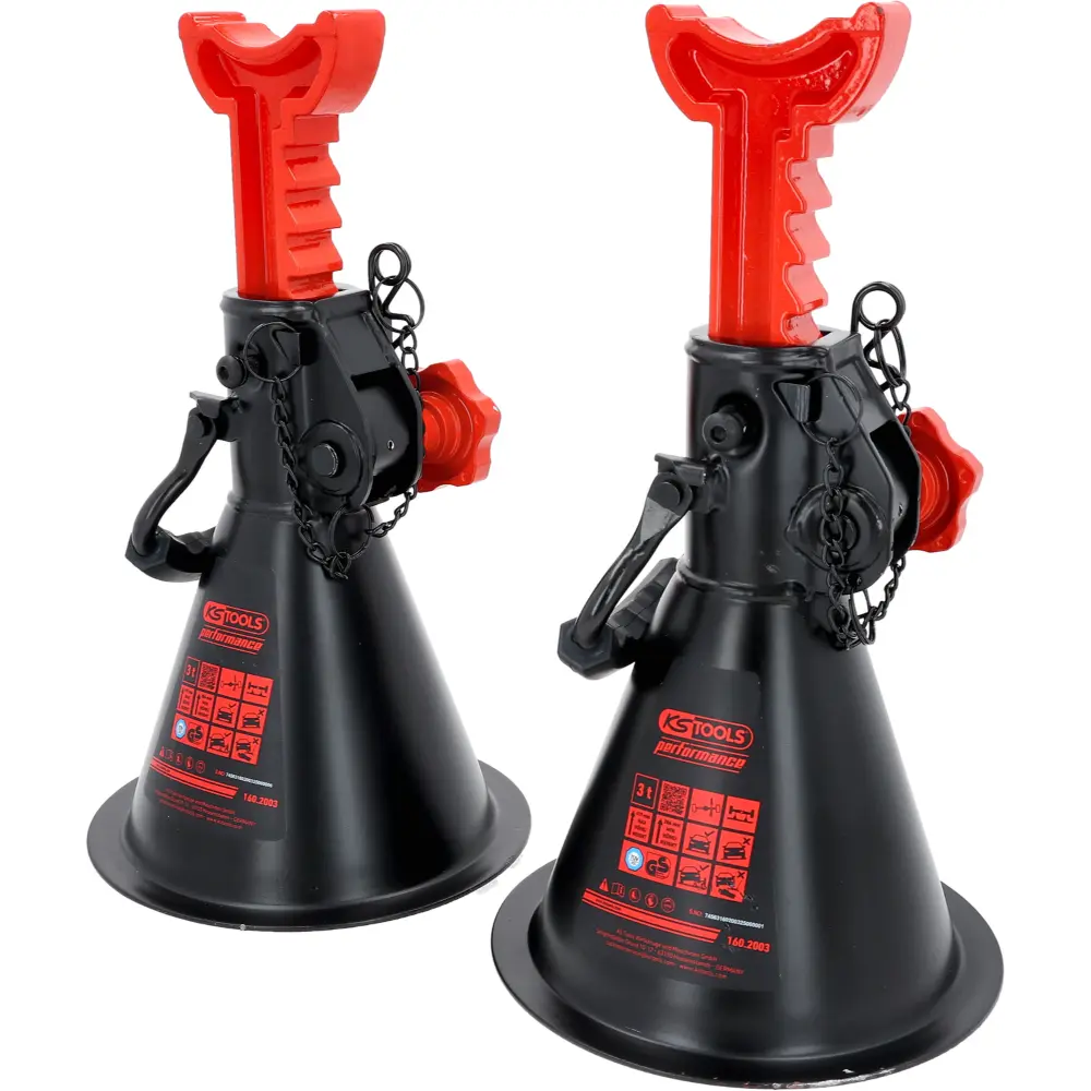 KS TOOLS performance Unterstellbock, 3 t, paarweise
