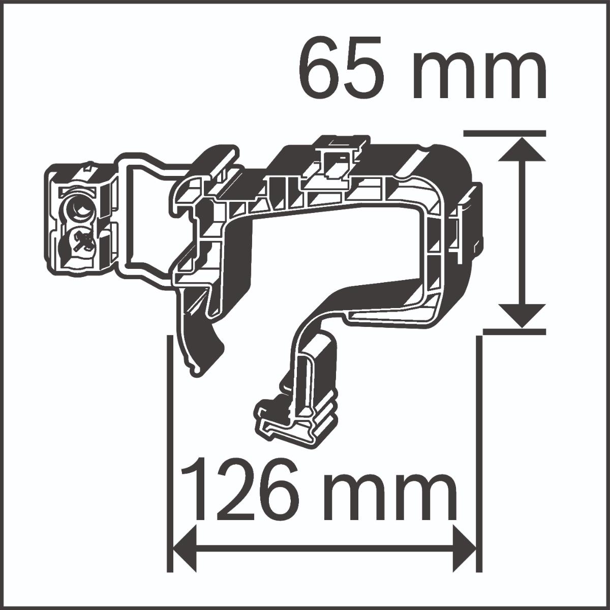 Bosch PRO EPH Kabelhänger, 40 Kabel NYM 3 x 1, 5 mm², 50-Stück