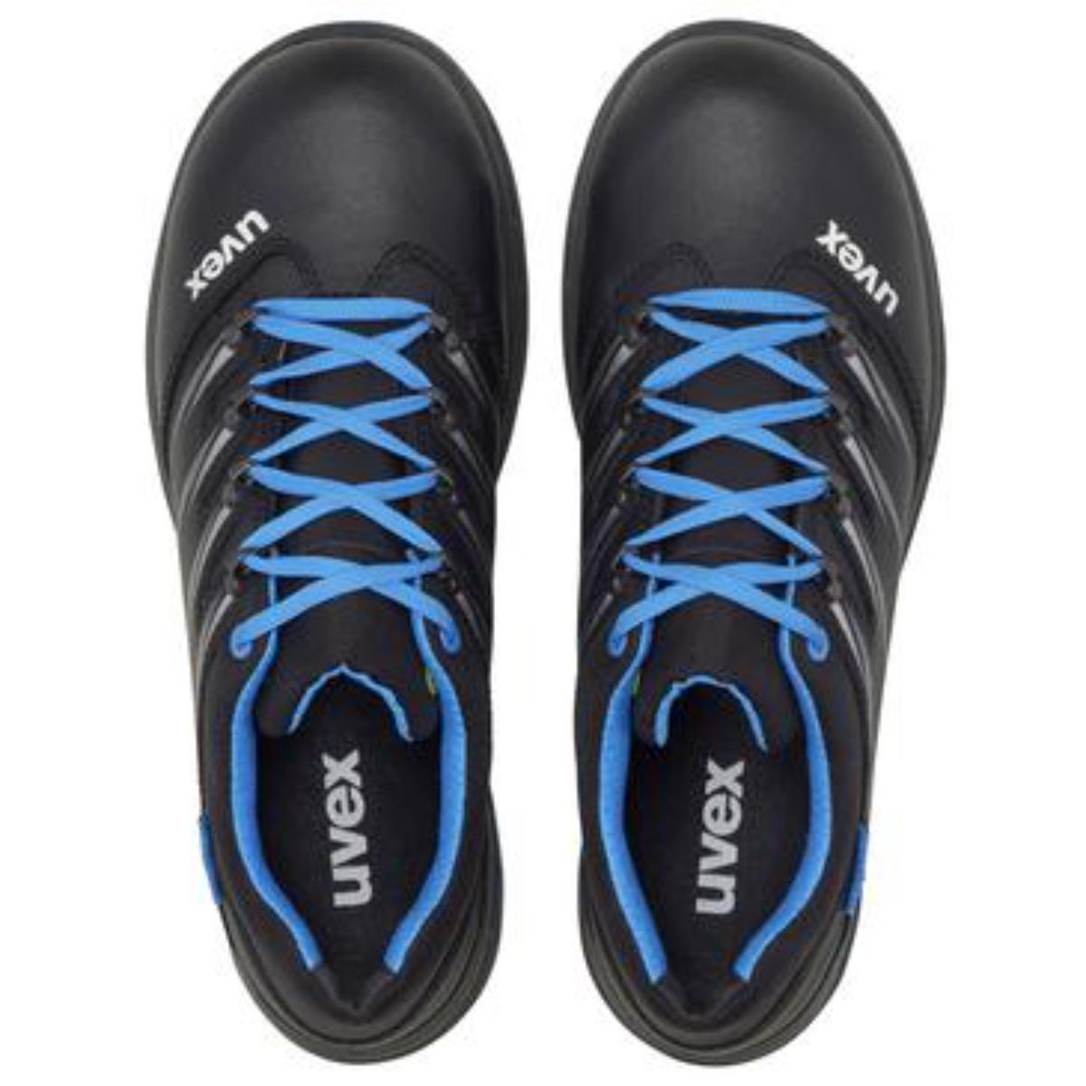 uvex 2 trend Sicherheitsschuh S2 Halbschuh blau-schwarz