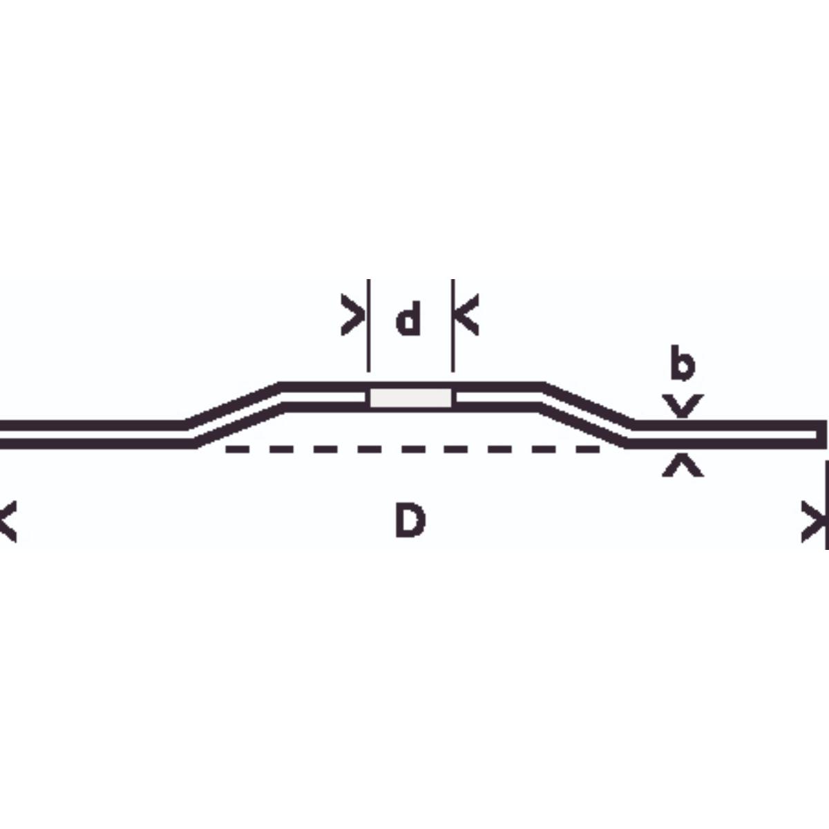 Bosch Schruppscheibe gekröpft, Metall D= 115 mm