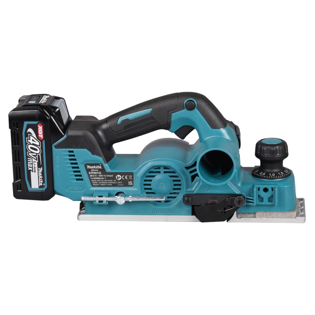 Makita Akku-Hobel 40V max. (ohne Akku, ohne Ladegerät) KP001GZ