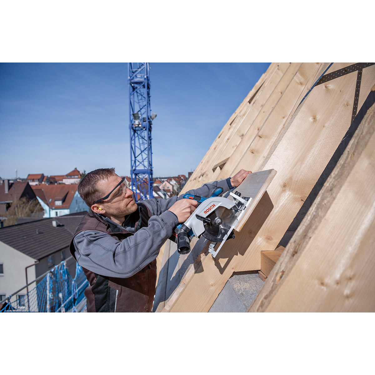Bosch Akku-Kreissäge GKS 18V-57-2, Solo Version in Karton