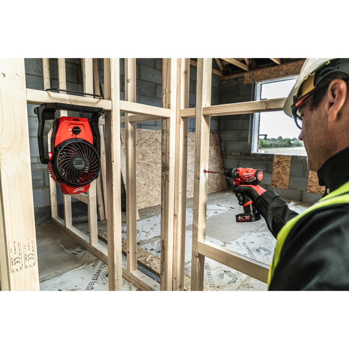 Milwaukee Akku-Ventilator M12 AF-0