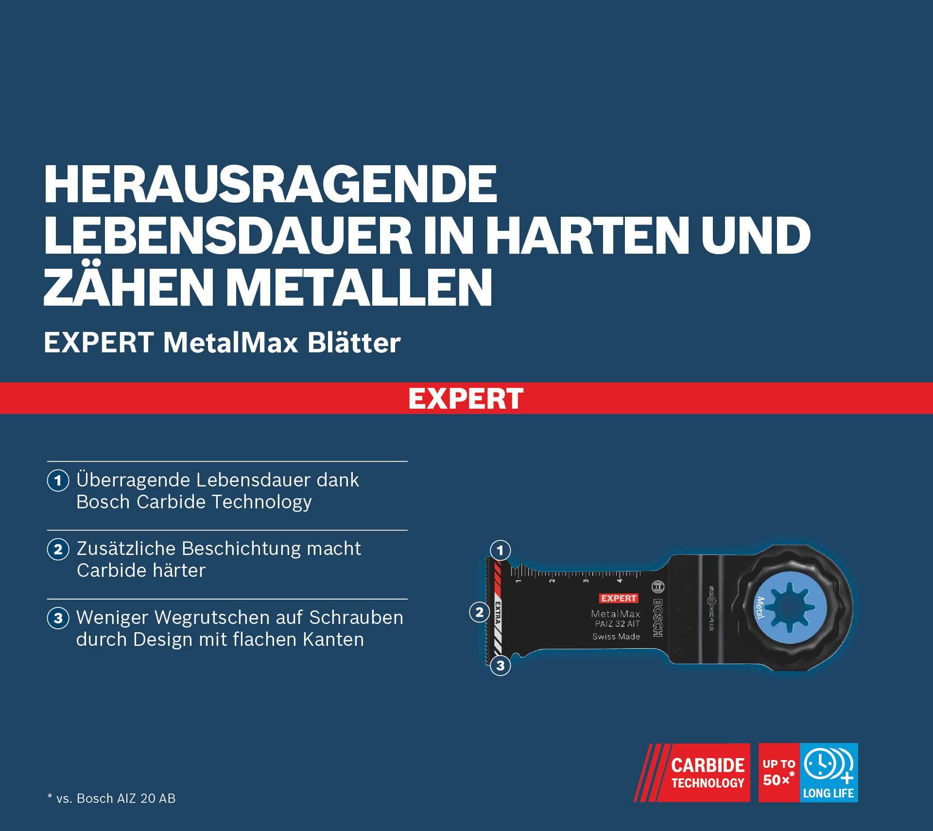 Bosch EXPERT Tauchsägeblatt Metal PAIZ32AIT 1St EXP