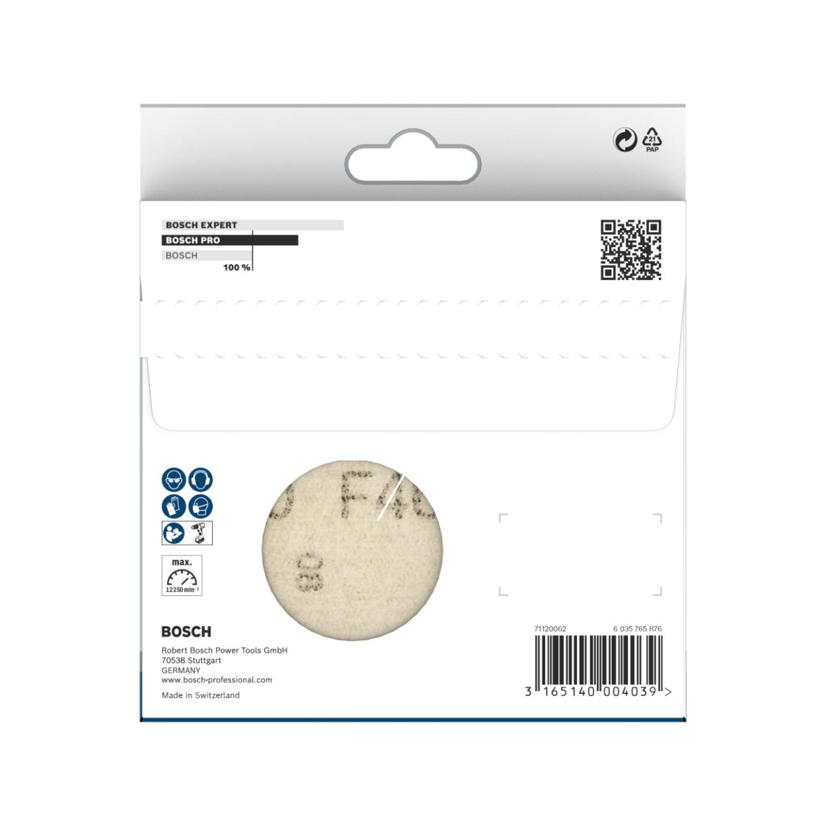 Bosch PRO Schleifblatt-Set F460 Expert for Wood and Paint, 125 mm, 5er-Pack