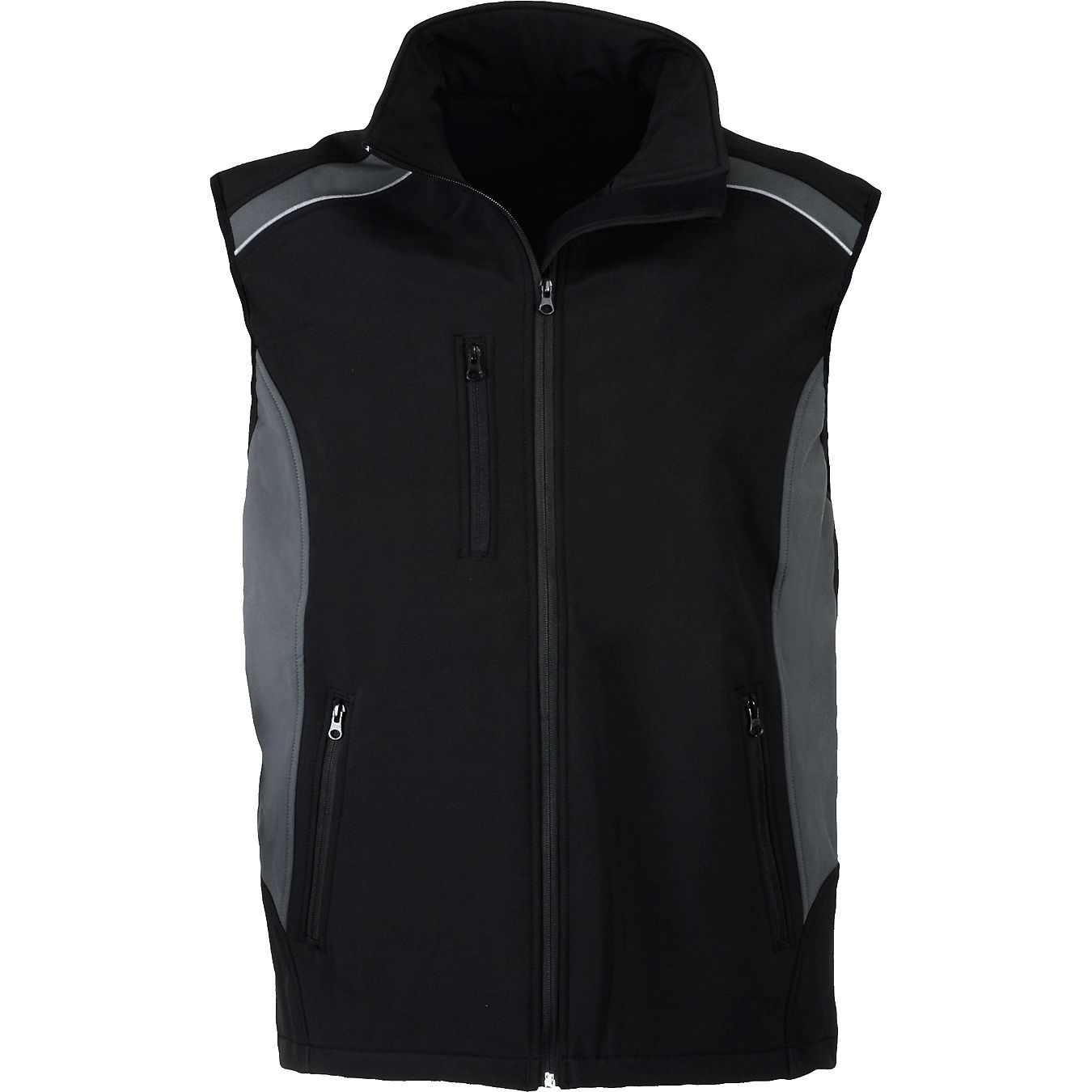 Softshellwesten grau/schwarz