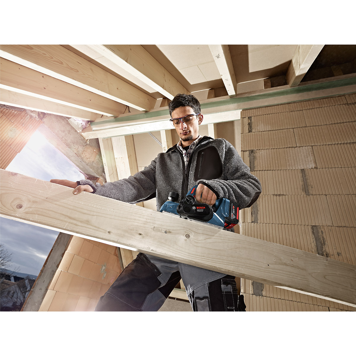 Bosch Akku-Hobel GHO 18 V-LI