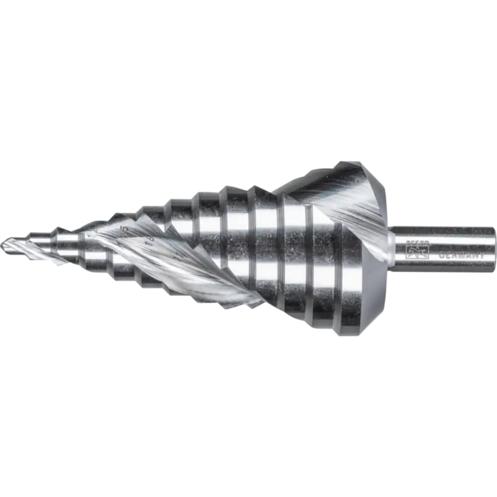 PFERD TOOLS Stufenbohrer HSSE Co5 13 Bohrstufen Ø 4-39 mm 3-Flächenschaft-Ø 10 mm