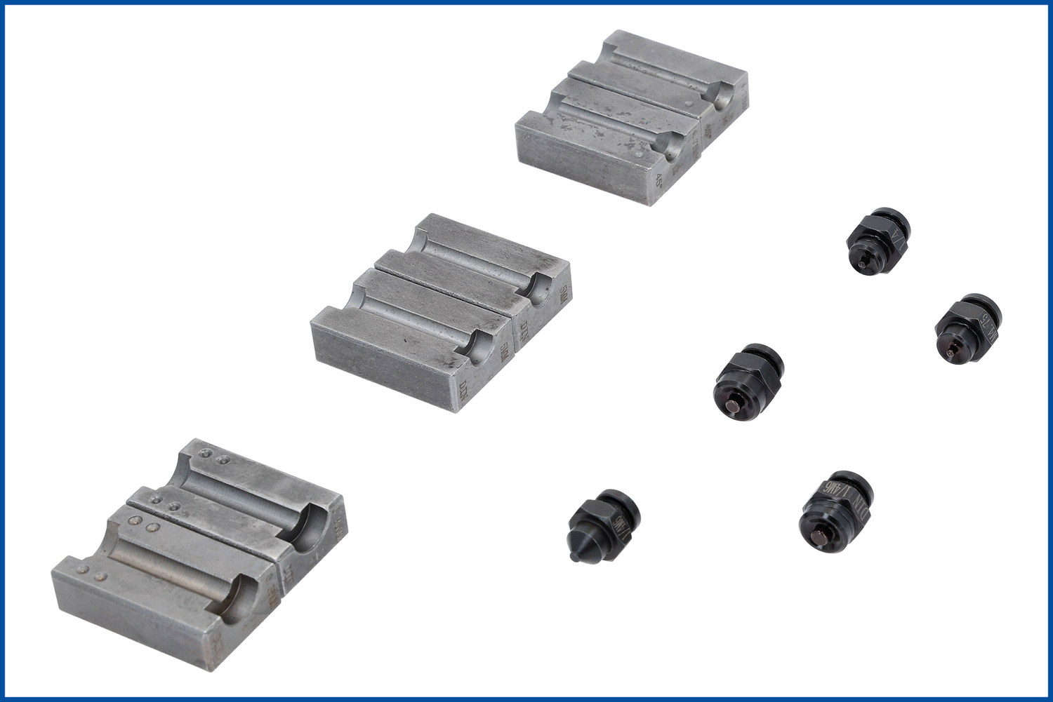 Brilliant Tools Universal-Bremsleitungs-Bördelgerät-Satz mit Hydraulik-Spindel, 16-teiliges Set