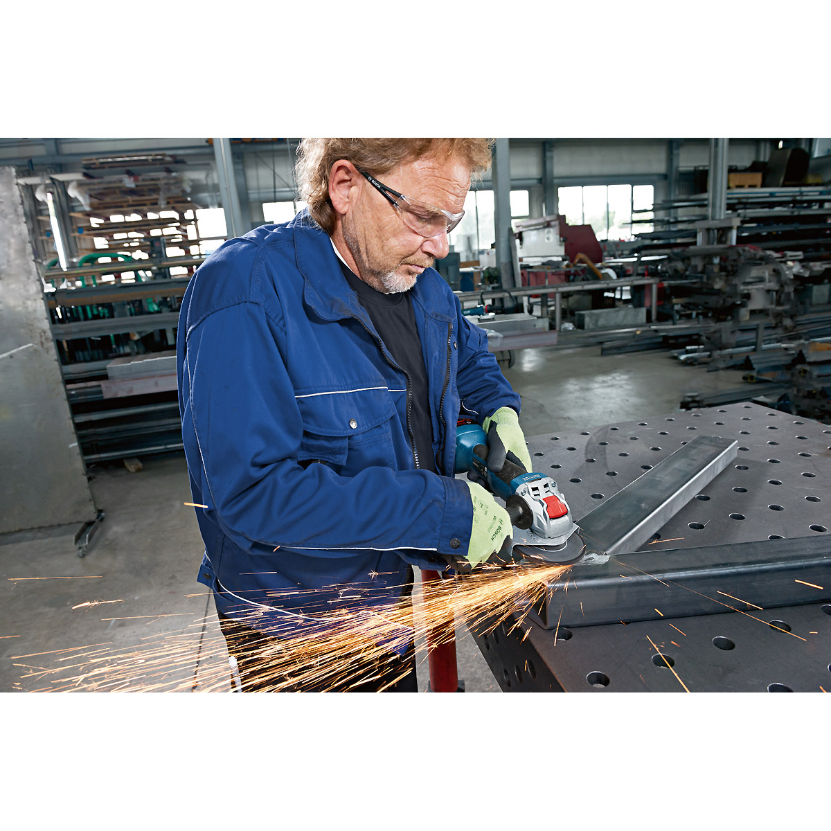 Bosch Akku-Winkelschleifer GWX 18V-10 mit X-LOCK, Solo Version, Karton