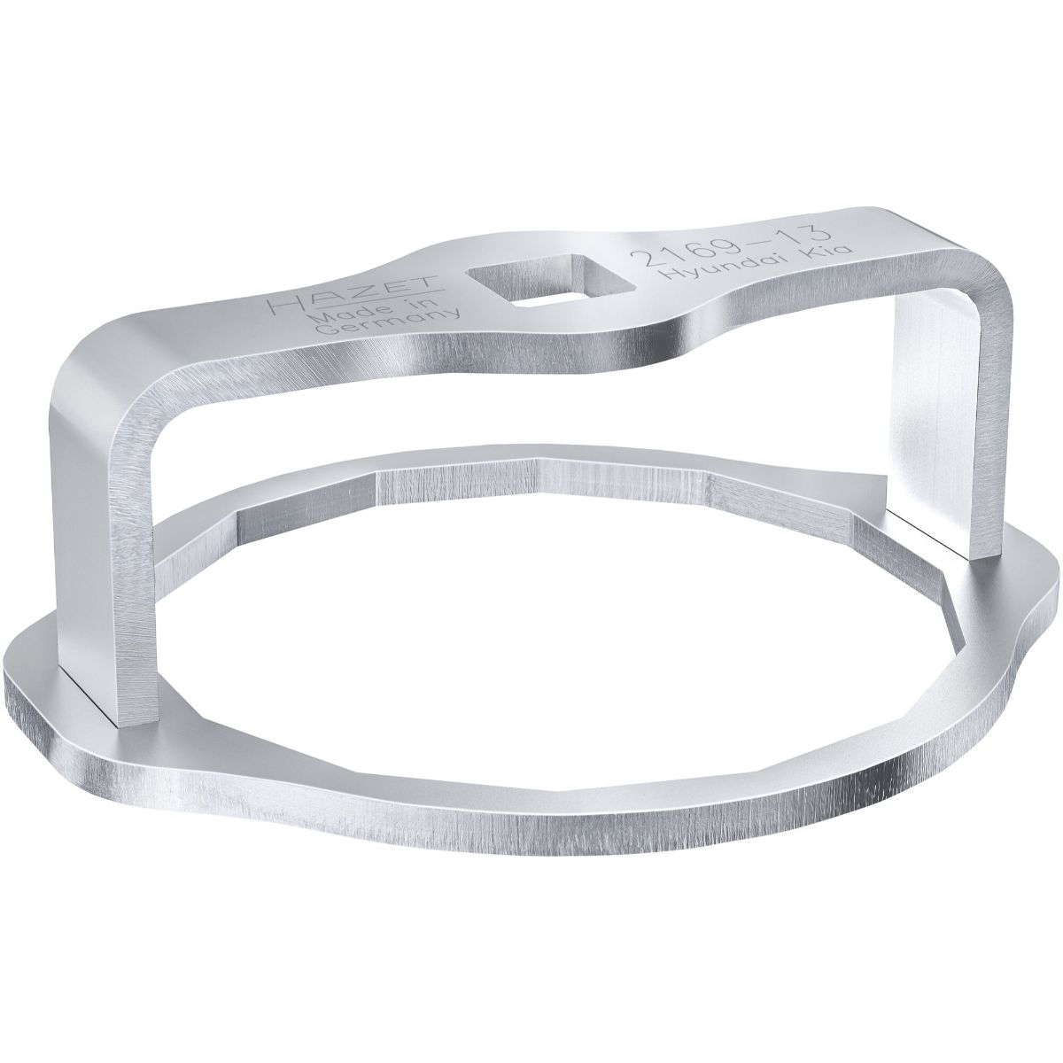 HAZET Ölfilter-Schlüssel Vierkant 12,5 mm (1/2 Zoll) Außen 14-kant, für Hyundai