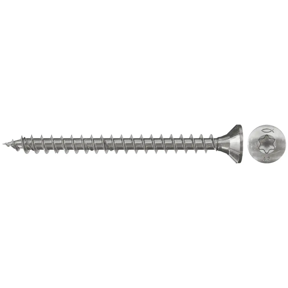 Fischer Spanplattenschraube PowerFast 3,0x30 Edelstahl FPF-ST A2F, Senkkopf, Innenstern TX, A2, VG