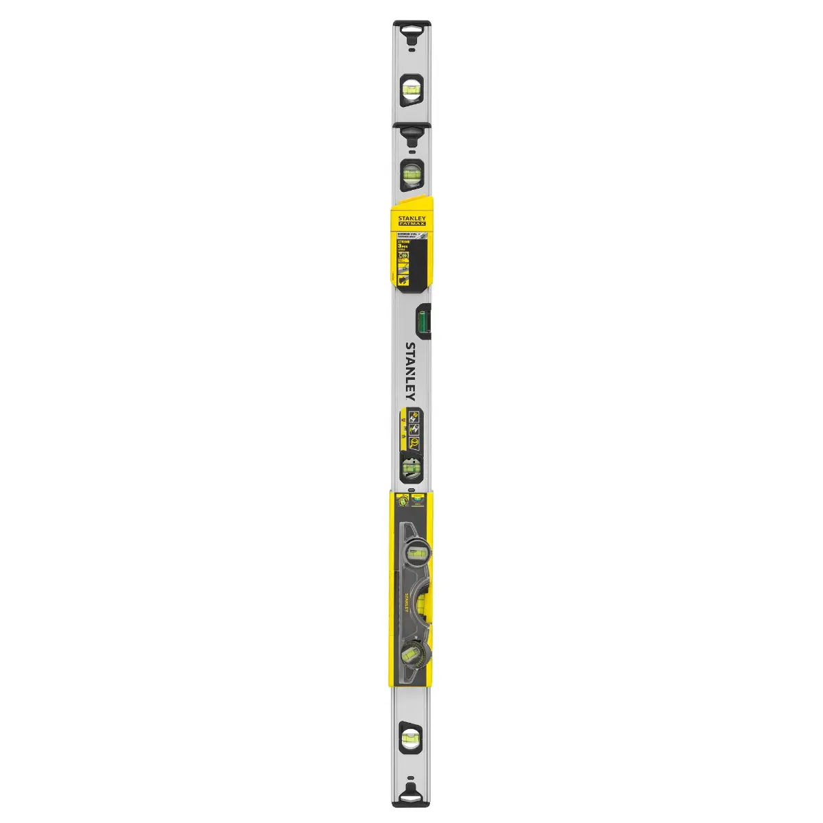 STANLEY FATMAX Xtreme Hohlprofil-Wasserwaagen - Promo Packs - 3er-Set mit Torpedo (60cm und 120cm)