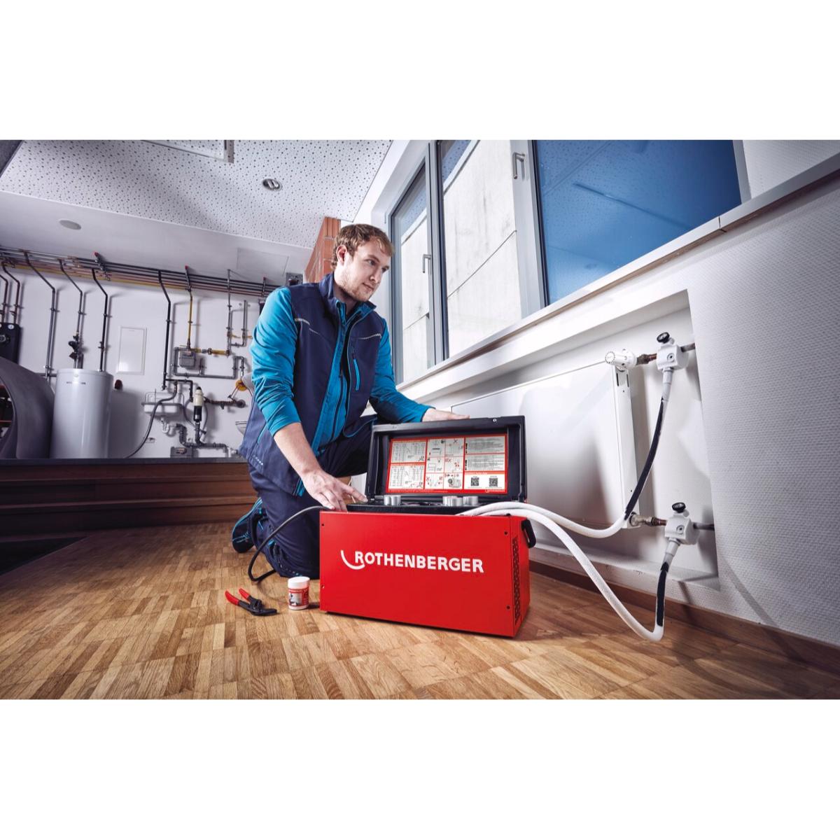 ROTHENBERGER Rohreinfriersystem ROFROST II R290 1.1/4 Zoll mit 6 Einsätze 230V