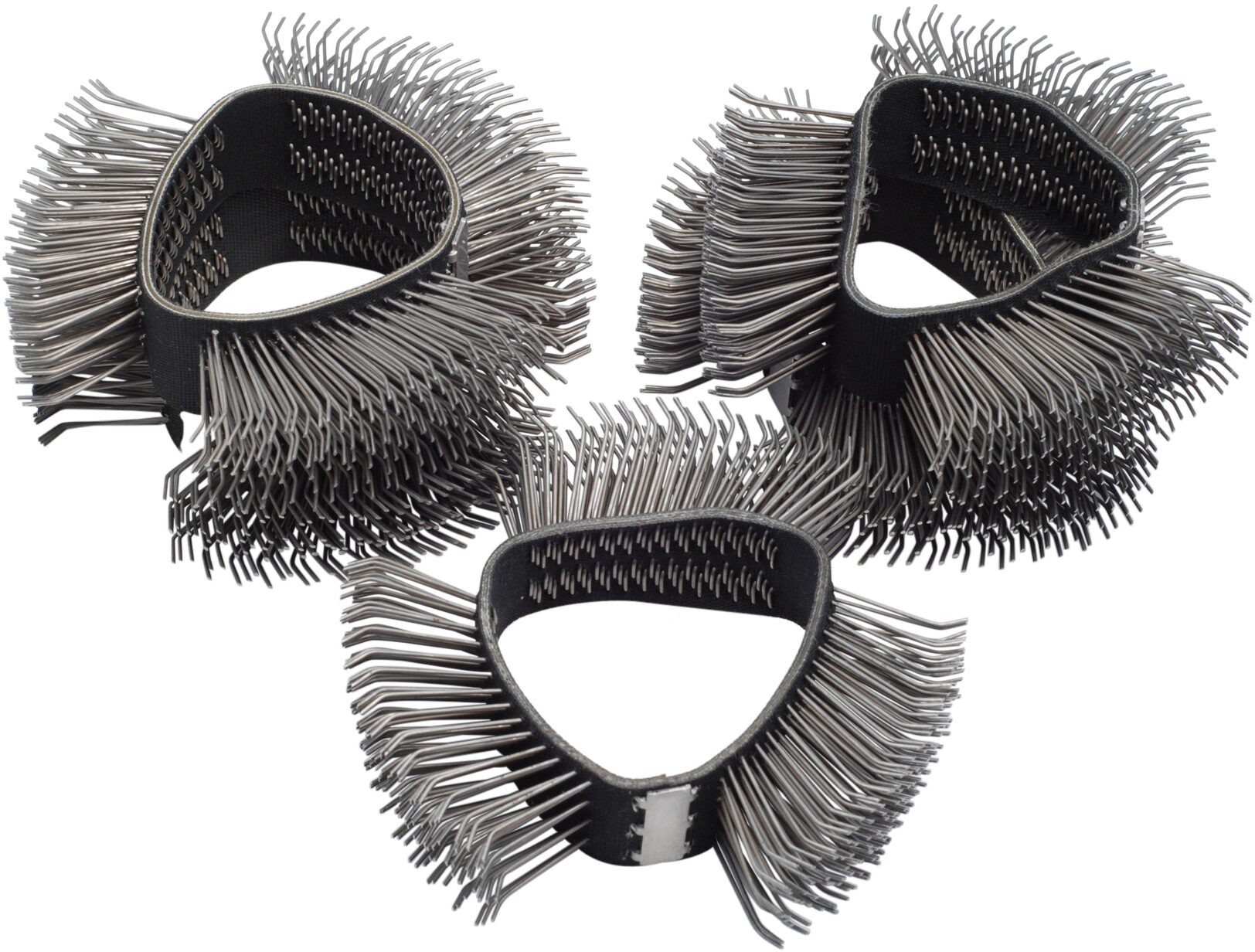 HAZET Bürstenband, 23 mm breit, grob, gebogene Spitzen