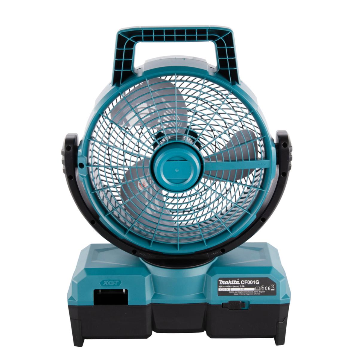 Makita Akku-Lüfter XGT 40V max./230V - 8,2 m³/min - 3,16 m/s - 3-stufig - CF001GZ
