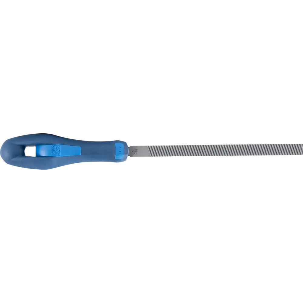 PFERD TOOLS Bremssattelfeile 200 mm x 9,8 mm gefräste Zahnung einseitig  mit Griff