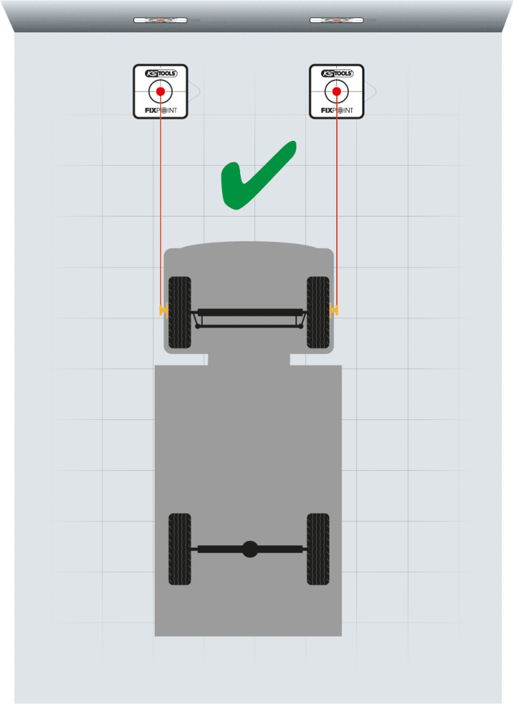 KS Tools PKW Fahrwerkjustier-System, 15-tlg