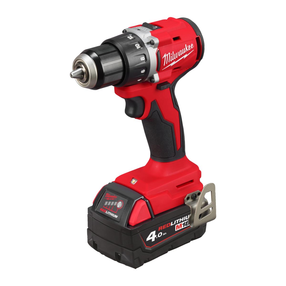 Milwaukee M18 bürstenloser Akku - Bohrschrauber, M18BLDDRC - 402C