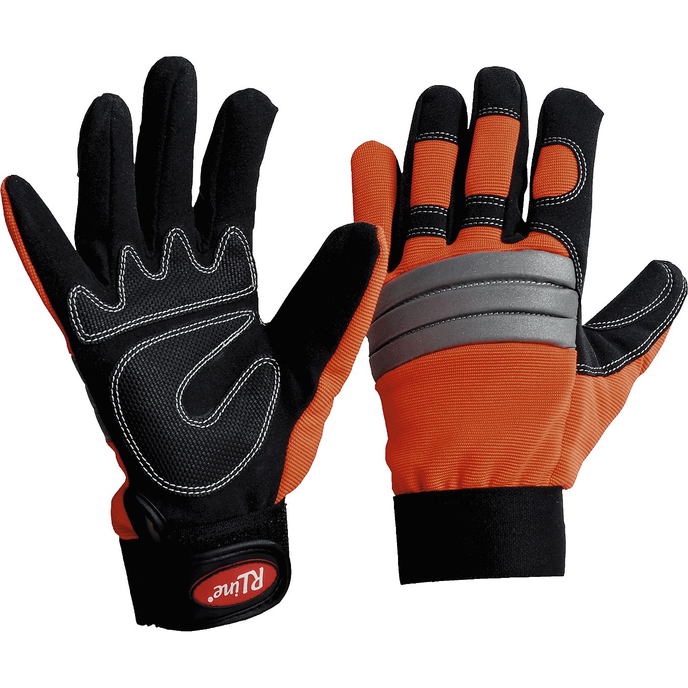 Arbeitshandschuhe Synthetikleder orange